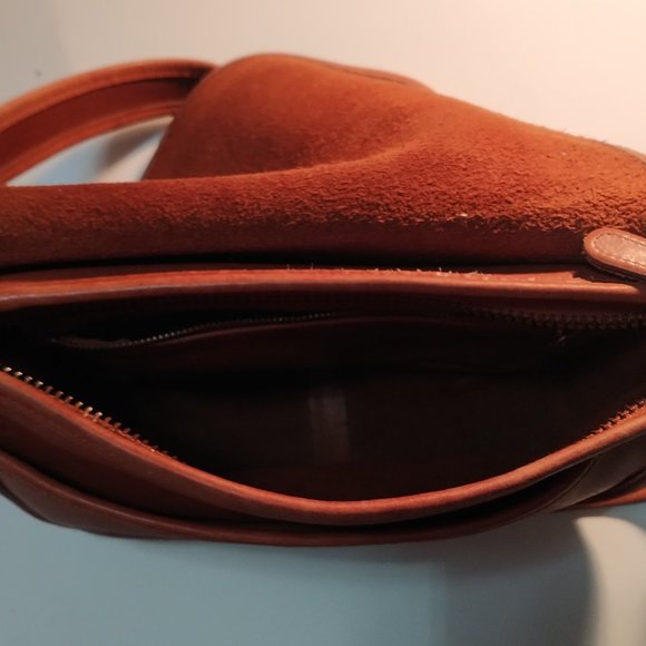 Vintage Coach Leather Flap Crossbody Bag 1999 - Picture 3 of 7